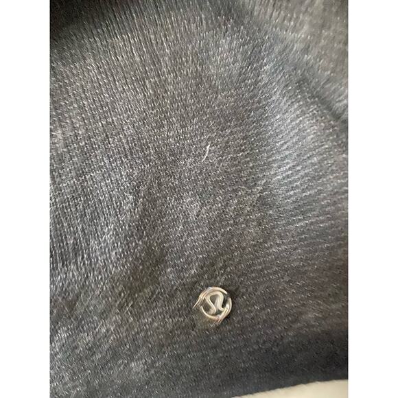 Lululemon Athletica Black Cashmere Cotton Blend Cascade Cardigan Sweater Size 10 - Picture 6 of 9